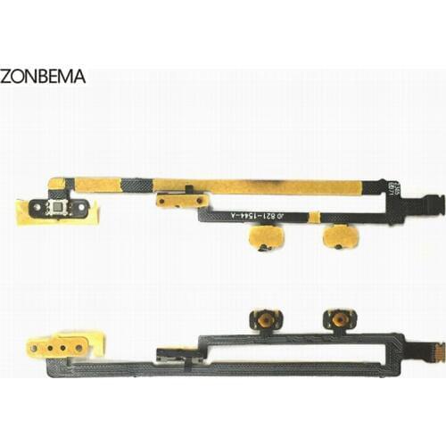 ZONBEMA 10pcs/lot Power Button On Off Volume Control Flex Ribbon Cable Part For iPad mini For iPad Air For iPad 5