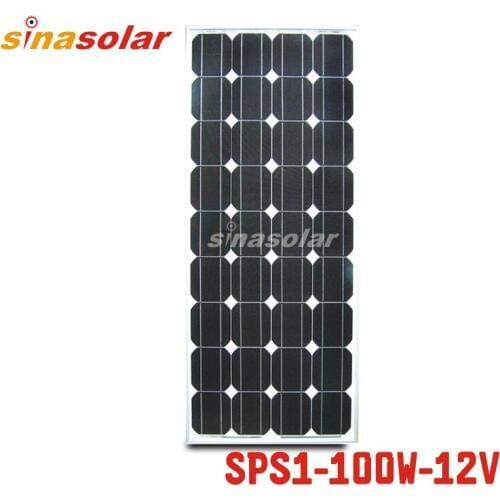 100W 12V Monocrystalline Solar Panel Module