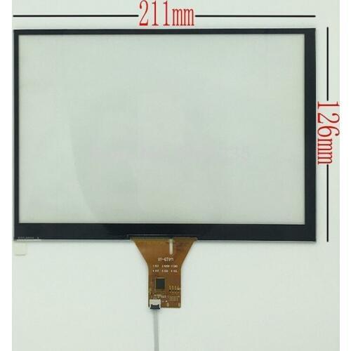 9-inch capacitive touch screen 211X126mm IIC6P interface for Android Raspberry pie WIN7 8 10 system