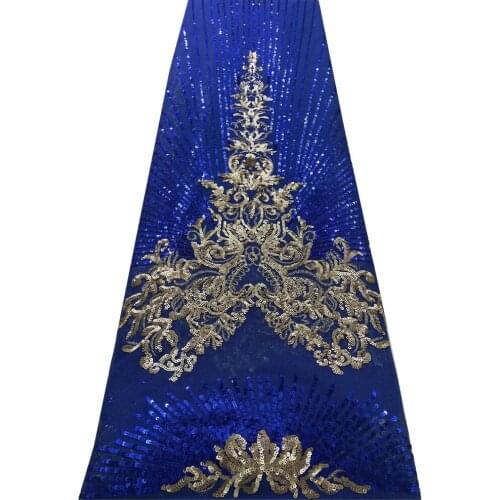 African Lace Fabric 2021 High Quality Lace Sequins French Net Lace Tulle Mesh Fabrics Lace beads Wedding Fabrics yj20-30