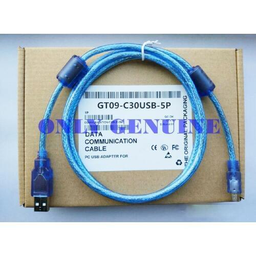 Free Shipping Mitsubishi GT09-C30USB-5P USB Programing Cable Download Cable NEW