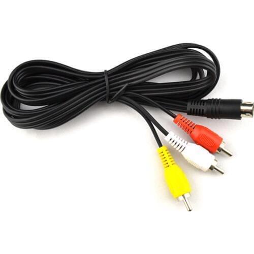 BUKIM 20 pcs For Sega Genesis 2 3 Audio Video AV Cable Cord RCA Cable for Mega Drive MD 2 3