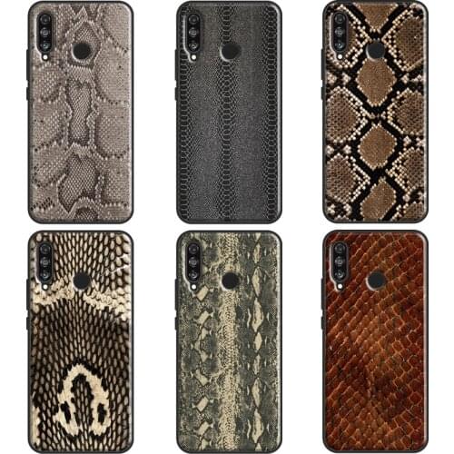 Cobra Python Snake Skin For Huawei P30 Lite P10 P40 P20 Pro P Smart 2019 Z Case For Huawei Mate 20 10 Lite Cover