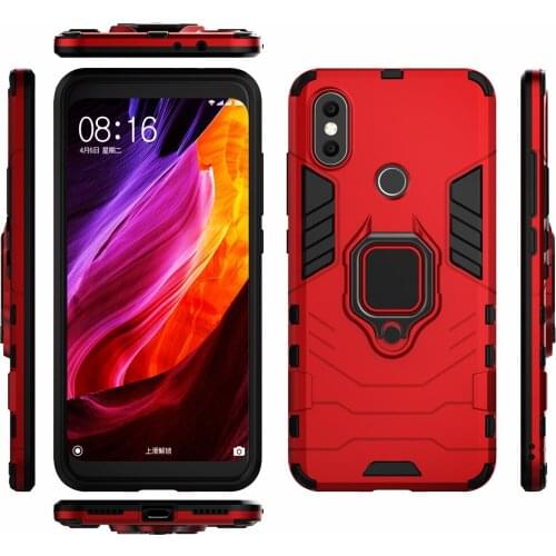 Phone Holder Finger Ring Case for Xiaomi Mi 6X A2 Magnetic Armor Shockproof Cover on the for Xiomi Mi A2 6X MI6X MIA2 Funda