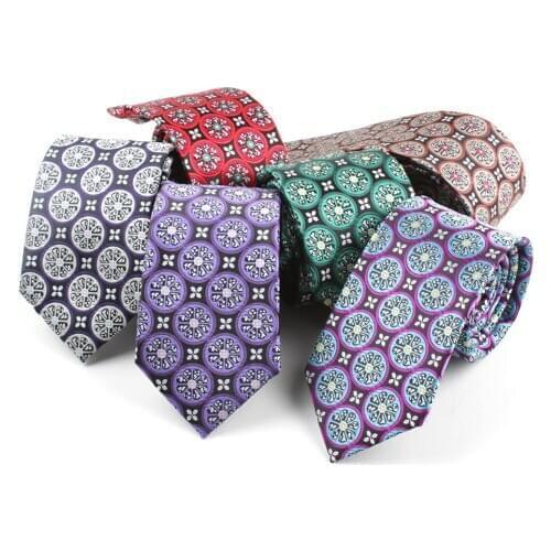 Sitonjwly 6cm Polyester Ties for Mens Wedding Long Skinny Tie Jacquard Necktie Formal Business Classic Neck Tie Custom Logo