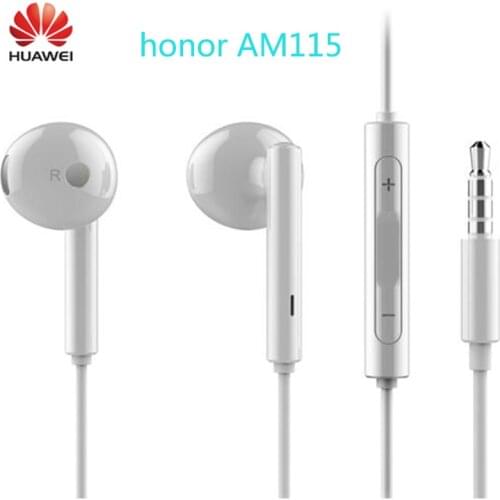 Huawei Honor AM115 Headset with 3.5mm in Ear Earbuds Earphone Speaker Wired Controller for Huawei P10 P9 P8 Mate9 Honor 8