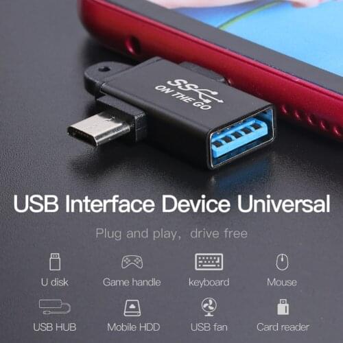 Type-C Cable Adapter Office Caring USB 3.0 Computer Supplies for Macbook Huawei Samsung Mouse Keyboard Laptop