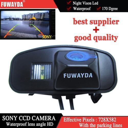 FUWAYDA For SONY CCD Car Rear View Reverse Backup Parking Safety CAMERA for Honda CRV CR-V Odyssey Fit Jazz Elysion WATERPROOF
