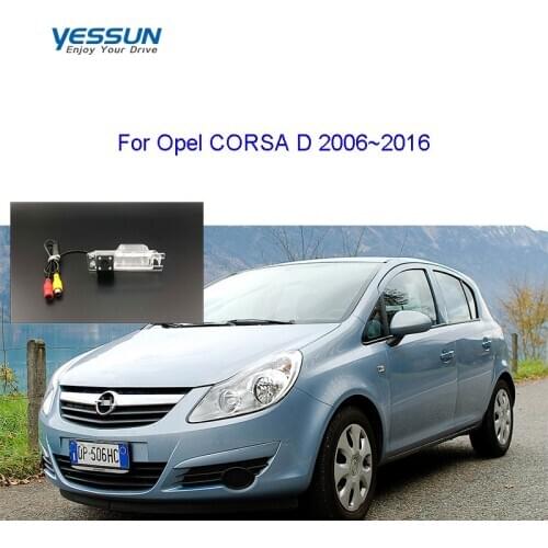 Yessun Rear view Camera For opel corsa d CORSA D 2006~2016 3D 5D CCD nightview rear camera/icense plate camera