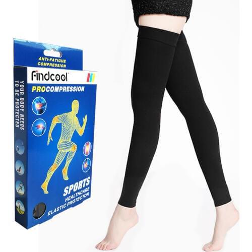 YISHENG Closed Toe Compression Stockings Women Thigh High 15-21mmHg Graduated Copmression