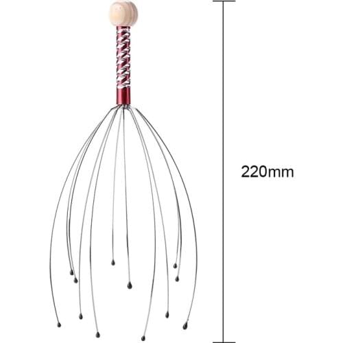 The Head Massager Octopus Claw Massager Tool Relax Body Head Massager Skin Relaxing Hand Massage Pain Relief Head Caree Tool