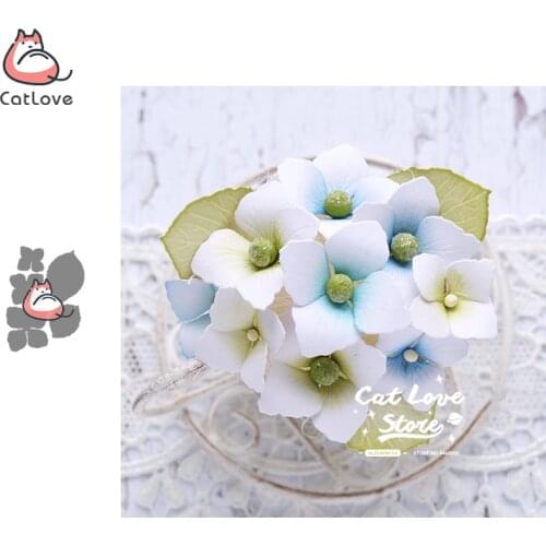 5PCS Flower Leaf Metal Cutting Dies Scrapbooking Stencil Die Cuts Card Making DIY Decorative Craft Embossing New Dies For 2019