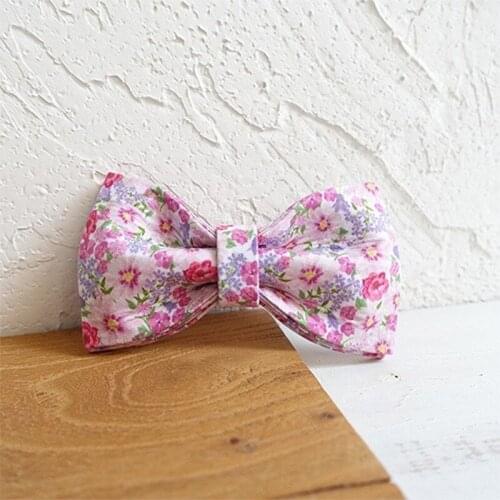 MUTTCO Fashion Pet Supplies Dog Bow Tie Double-layer Large, Medium and Small Dog Bow Tie Collar Flower UBT-048 Good Quality