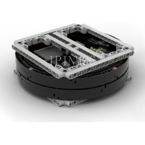 NEW Science and technology building block moc-43960 electric heavy turntable display DIY assembled toy model boys birthday gift