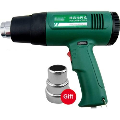 New F803-C Heat Gun Hot And Cold Digital Electronic Thermostat Industrial Hot Air Gun 220V 1600W 50-480 Degrees 250-500 l / min