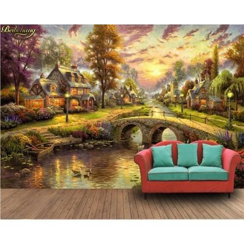 Beibehang Custom wallpaper murals European and American style TV background wall papers home decor papel de parede 3d wallpaper