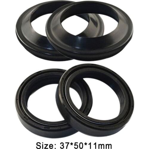 For Suzuki RM85 VS700GL GZ250 ST250 EX300 Motorcycle Front Fork Shock Absorber Oil Seals 37 50 11 Dust Oil 37*50*11 Accessories