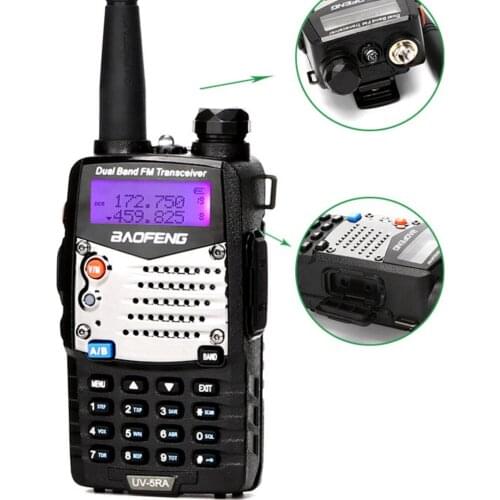 Upgrade Uv-5ra Handheld Wireless Dual-segment Dual-frequency Walkie-talkie Three Anti-outdoor Self-driving Tour FM Caller