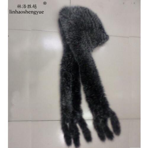 Linhaoshengyue The Fox Knitting Scarf, Hat Warm Winter Freeshipping Fashion Women Hat