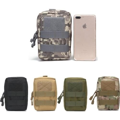 Tactical Waist Bag Multifunctional EDC Tool Kit Molle Accessory Pouch Durable Belt Pouch Bag Pack for Outdoor Hiking Camping