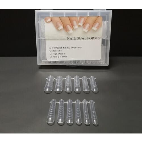 Nail Tips Coffin High Quality New Long Thick False Nails Professional Art French Fake Tip DIY Builder Forms UV Gels Extension