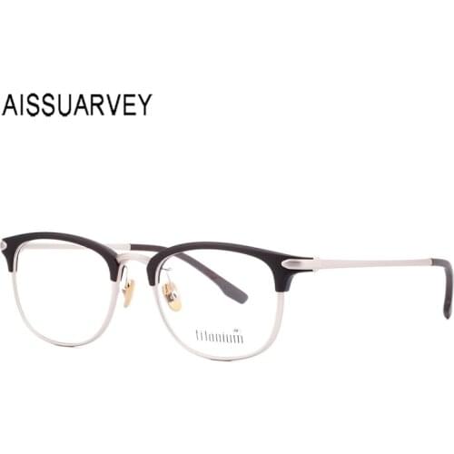 Ultem Metal Eyeglasses Frames for Men Women Simple Business Light Eye Glasses Optical Prescription Rectangle Glasses Classic New