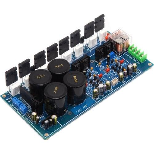 V22 C5200 A1943 Tube Class AB 200W+200W high power 2.0 Channel HIFI Fever Audio Amplifier Board Finished