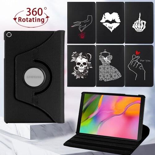 360 Rotating Tablet Case for Samsung Galaxy Tab A7 10.4 inch/Tab A 10.1 T510/T515/Tab S6 Lite p610 Cover Case + Free Stylus