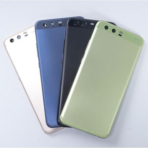 Metal Back Housing For Huawei P10 Back Cover with Glass Lens Side Keys Back Battery Cover Rear Housing For Huawei P10 Plus Case