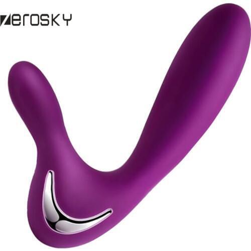 Zerosky G-spot Rabbit Vibrator Dildo Rechargeable Waterproof Clit Stimulator Vibrating Massage Sex Toys for Women