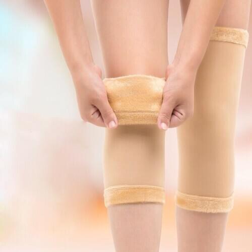 Women Winter Warm Ski Knee Pads Famale Dancing Elasticity Knee Pads Unisex Cycling Motorcycle Sports Knee Braces For Arthritis