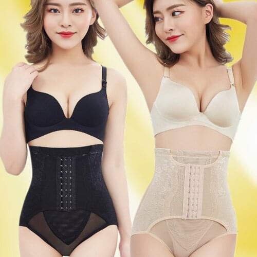 Women Waist Trainer Push Up Vest Tummy Control Body Shaper Butt Lifter Shaper Briefs Slimming Burn Fat Woman Underwear Shaper