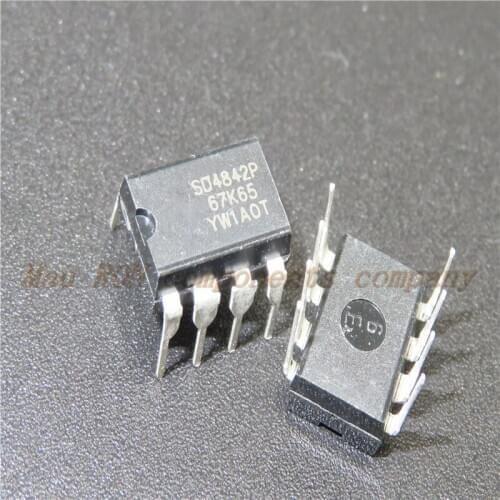 10PCS/LOT SD4842P SD4842P67K65 DIP-8 low power switching power supply In Stock New Original Quality 100