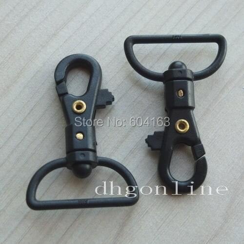 100 PCS Plastic SWIVEL CLIP SNAP TRIGGER Lanyard Lobster Clasp 25mm 1" L25