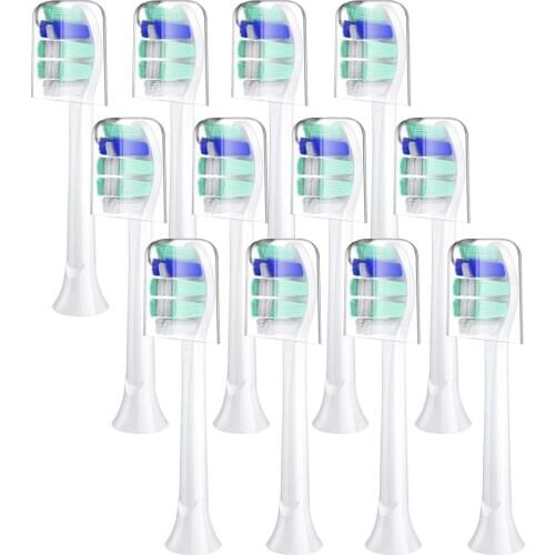 12pcs HX9024 electric toothbrush heads Replacement for Philips Sonicare diamond clean HX6780 HX9044 HX9024 hx6710 hx6930 hx6511