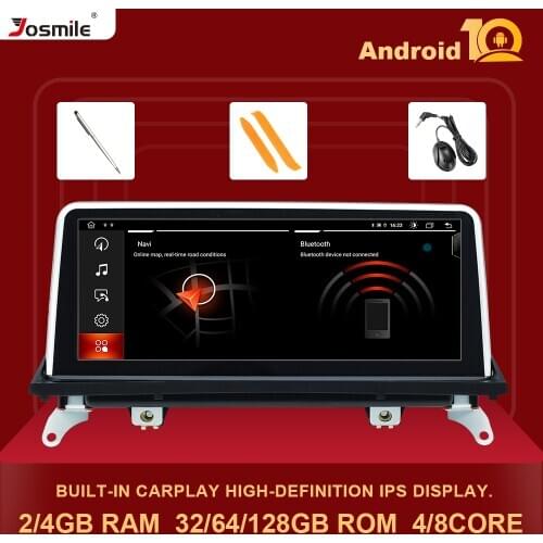 IPS Android 10.0 Car Radio Multimedia Player For BMW X5 E70 X6 E71 2007-2013 Original CCC or CIC GPS Navigation Screen Head unit