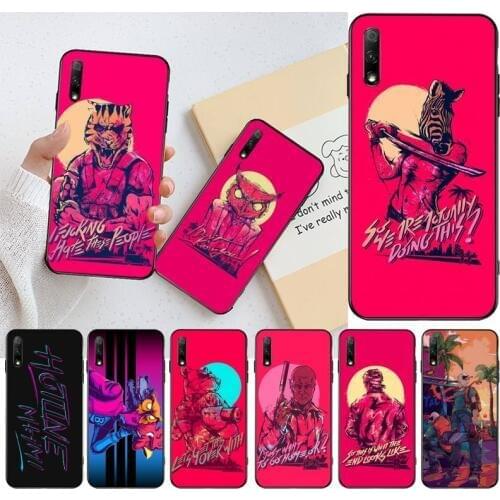 CUTEWANAN Hotline Miami 2 Wrong Number on Steam Owl Soft Phone Cover Capa for Huawei Honor 30 20 10 9 8 8x 8c v30 Lite view pro