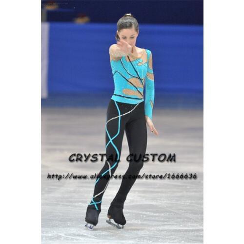 Crystal Custom Figure Skating Dresses Girls New Brand Ice Skating Dresses For Competition DR4525
