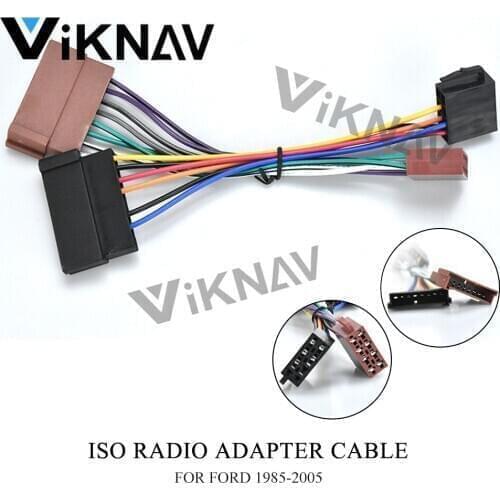 ISO Radio Adapter Cable forFORD 1985-2005 Wiring Harness Connector Lead Loom Cable Plug 12-009