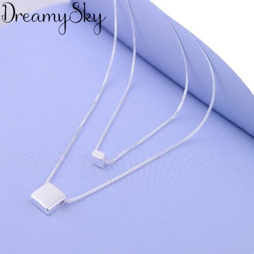 Korean New Charm Multilayer Chains Beads Necklaces Pendants For Women Statement Jewelry Choker Necklaces Bijoux Kolye