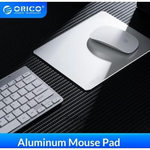 ORICO Metal Mouse Pad Aluminum Hard Smooth Thin Computer Gaming Mouse Pad waterproof Fast and Accurate Control for Office Home