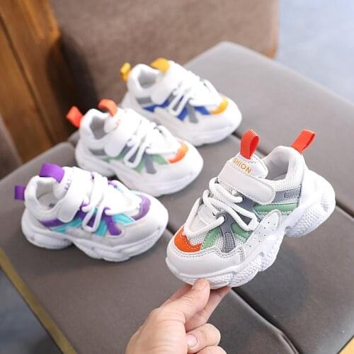 Children & Toddler Shoes Breathable Kids Sneakers Fashion Boys & Girls Casual Shoes Size 21-30