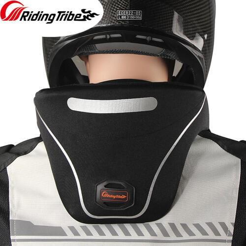 Motorcycle Neck Guard Biker Neck Brace Protector Reflective Moto Off Road Helmet Support Head Protective Gear Accessories HX-P24