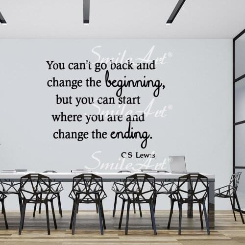 Cartoon Sentence Decal Removable Vinyl Mural Poster For Living Room Kids Room Wall Art MURAL Drop Shipping