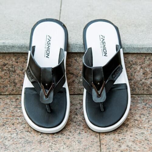 Playa para genuine beach men couro sandal uomo man flip sandalet sandles heren hombre verano herren cuir teenslippers slide for