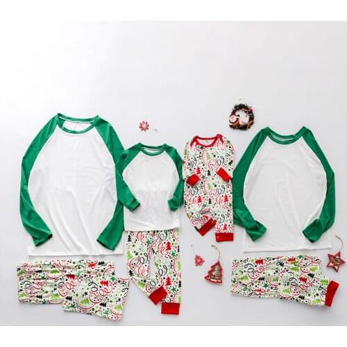 New Arrival Autumn and Winter Christmas and Halloween Print Family Matching Pajamas Sets Daddy Mommy Kid Romper