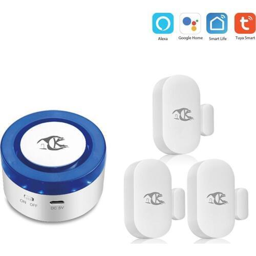Tuya alarm security system Smart home Alarm Systems Security WIFI Video Alarm APP Control