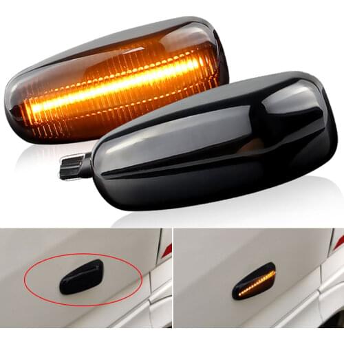 2pcs Canbus Led Side marker turn signal Lights lamp for Mercedes Benz W124 A124 C124 W163 W210 W202 W140 W208 Vito W638 96-03