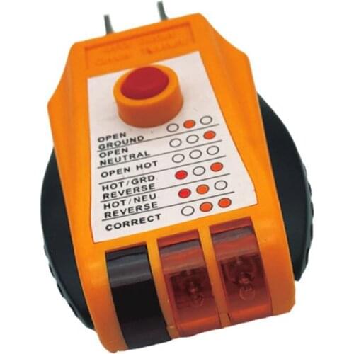 Outlet Tester Socket Detector for standard AC Outlets Electric Circuit Monitor