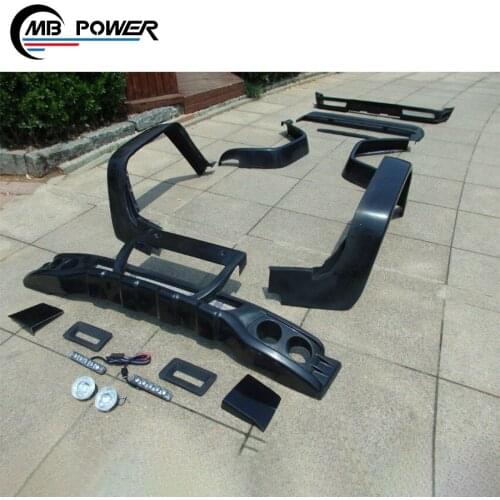 W463 body kit fit for G-CLASS w463 1990-2018 year FRP material body kit over fender front bumper rear bumper